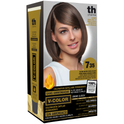 Краска для волос V- color no.7.35 (средний золотой....)домашний комплект+шампунь и маска бесплатно