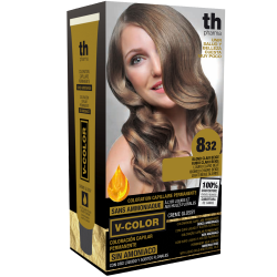 Краска для волос V- color no.8.32 (светло-бежевый блонд)-домашний комплект+шампунь и маска бесплатно