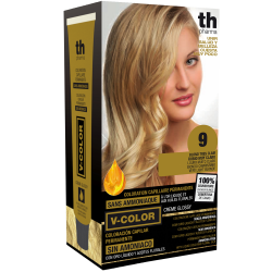 Краска для волос V- color no.9 (очень светлый блондин)-домашний комплект+шампунь и маска бесплатно